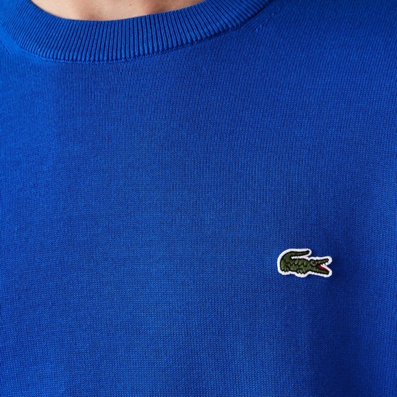 Lacoste Men's Organic Cotton Crew Neck Sweater - Picture 4 of 9
